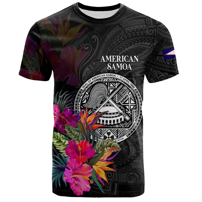 

Fashion Harajuku 3D Samoa Happy IndependenceDay Printing T Shirt For Men Samoa Flag Emblem Graphic T-shirts Cool Tops Tee Shirts