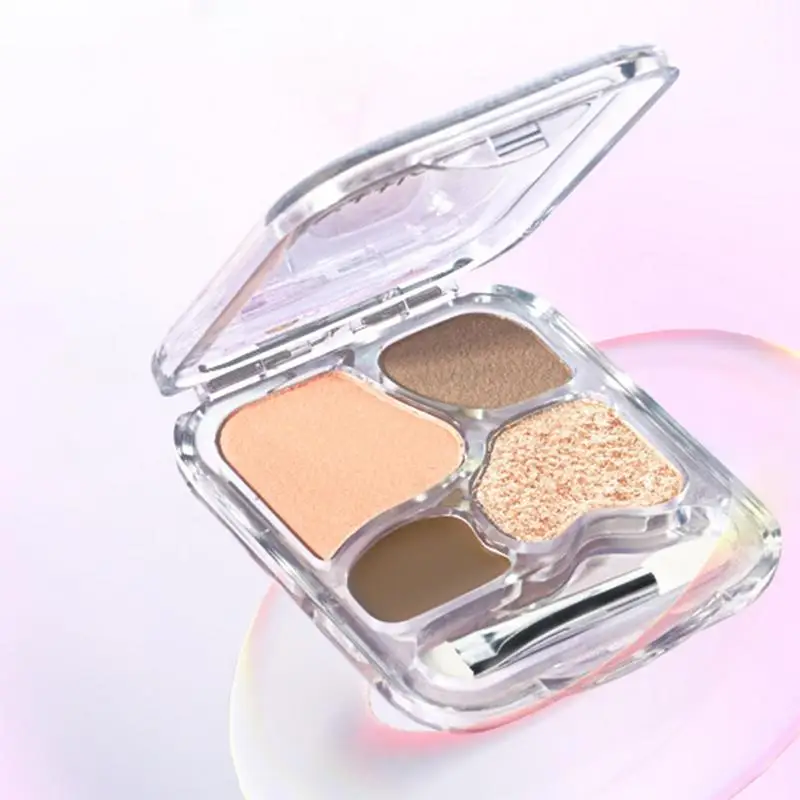 Paleta de sombra de ojos brillante, pigmento de Ojos de 4 colores, maquillaje de ojos, brillo, lentejuelas brillantes, nuevo