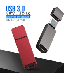 Pendrive USB de Metal de alta velocidad, unidad flash 512, 1T, 2T, 3,0 GB