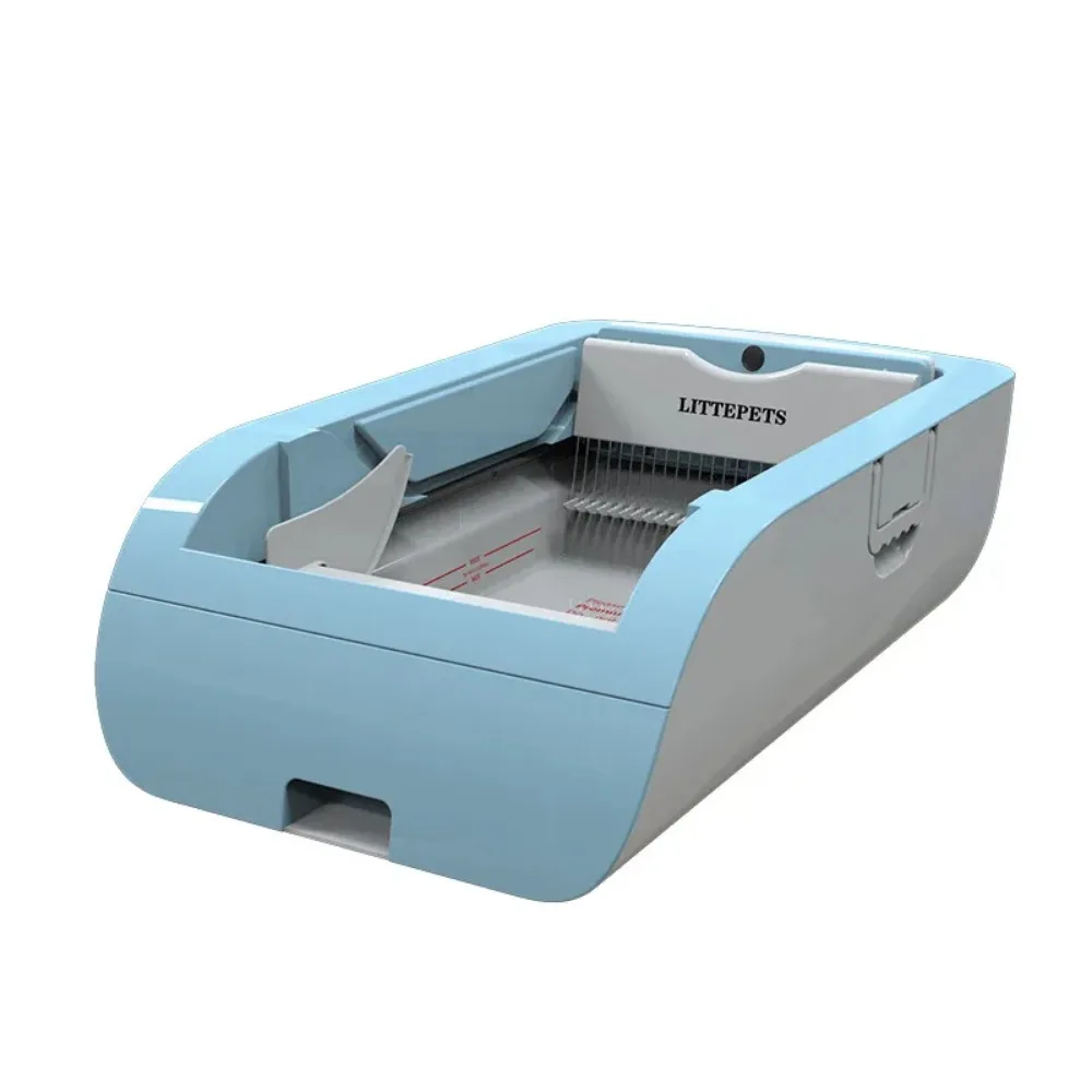 Toilette automatica per gatti, lettiera per gatti chiusa intelligente, case e case, scatola di sabbia pulita per gatti Extra Large, Produ portatile