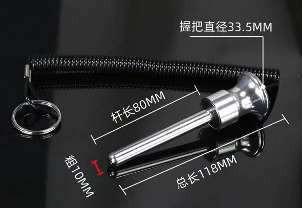 8Mm/10Mm Gym Apparatuur Gewicht Stack Pin Gewicht Pin Magnetische Gewicht Stack Pin Met Pull Touw Sterkte praktische Weightstack Pin