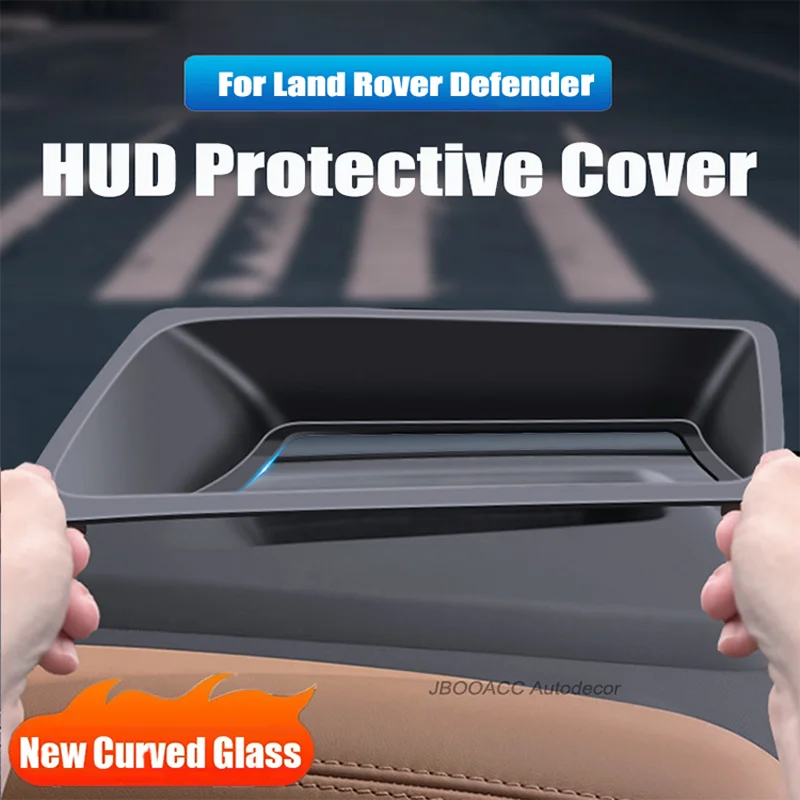 

For Land Rover Defender 2022-2024 Car HD Curved Glass fifth-gen Head-up Display Protective Cover HUD Navigation Protection Frame