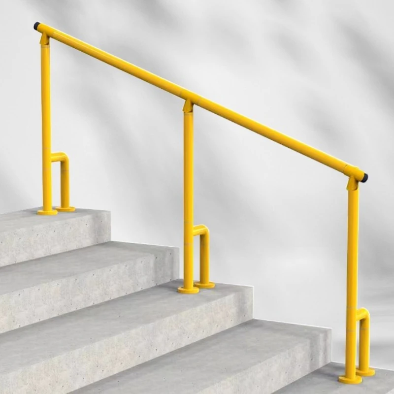 ‌Anti-Slip Safety Handrail, Stainless Steel Corridor Railing,Elderly&Disabled Assist Bar,Glow-in-the-Dark Night Light for Stairs