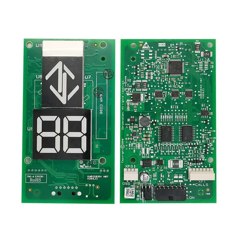As peças são adequadas para placa de exibição de chamada de saída de elevador, código de sete segmentos KM51216153G11/12/13 KM51216154H07