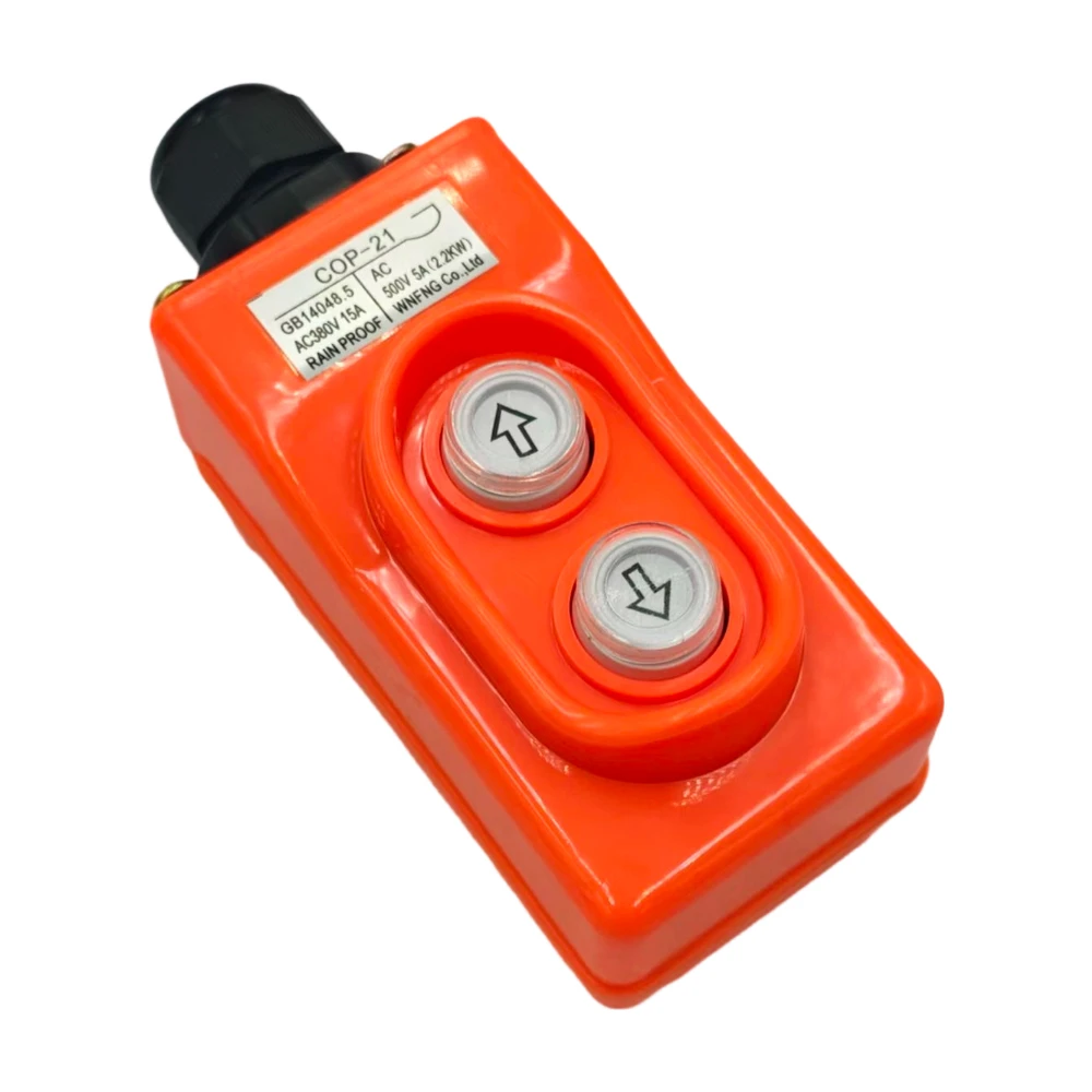 

Waterproof Up-down Pushbutton Crane Hoist Switch COP21 New