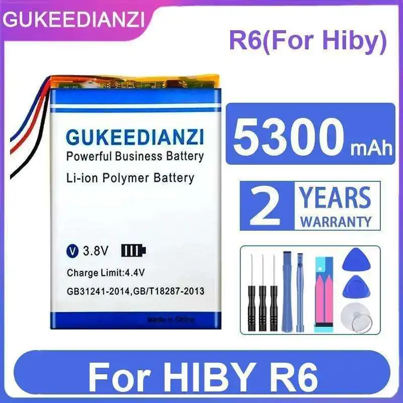 

For Hiby R6 5300Mah Environmentally Friendly Portable Music Player Battery