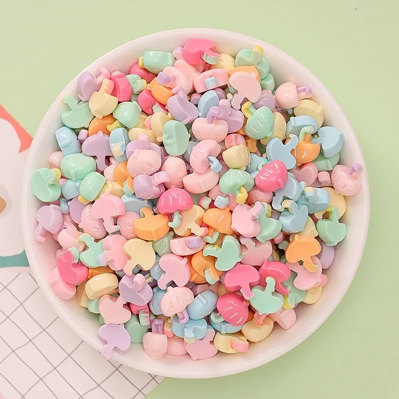 30pcs Mini Mixed Rainbow Cherry Bow Tie, Candy Series DIY Set Flat Back Stone Statue DIY Wedding Scrapbook Nail Art Accessories