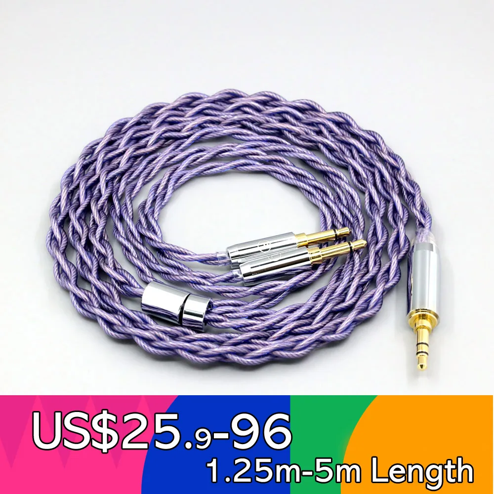 

Type2 1.8mm 140 cores litz 7N OCC Headphone Cable For ONKYO SN-1 JVC HA-SW01 HA-SW02 McIntosh Labs MHP1000 LN007873