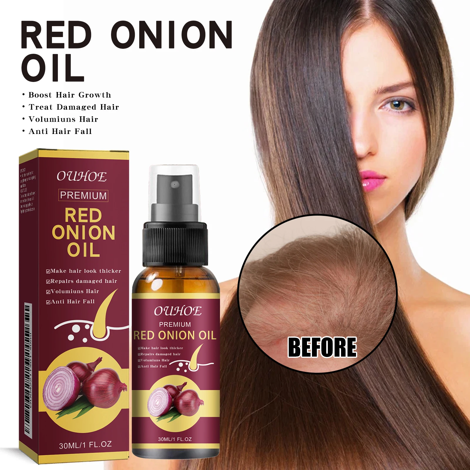 Red Onion Hair Growth Essentia - Hair Care Ouai ulasan dan harga