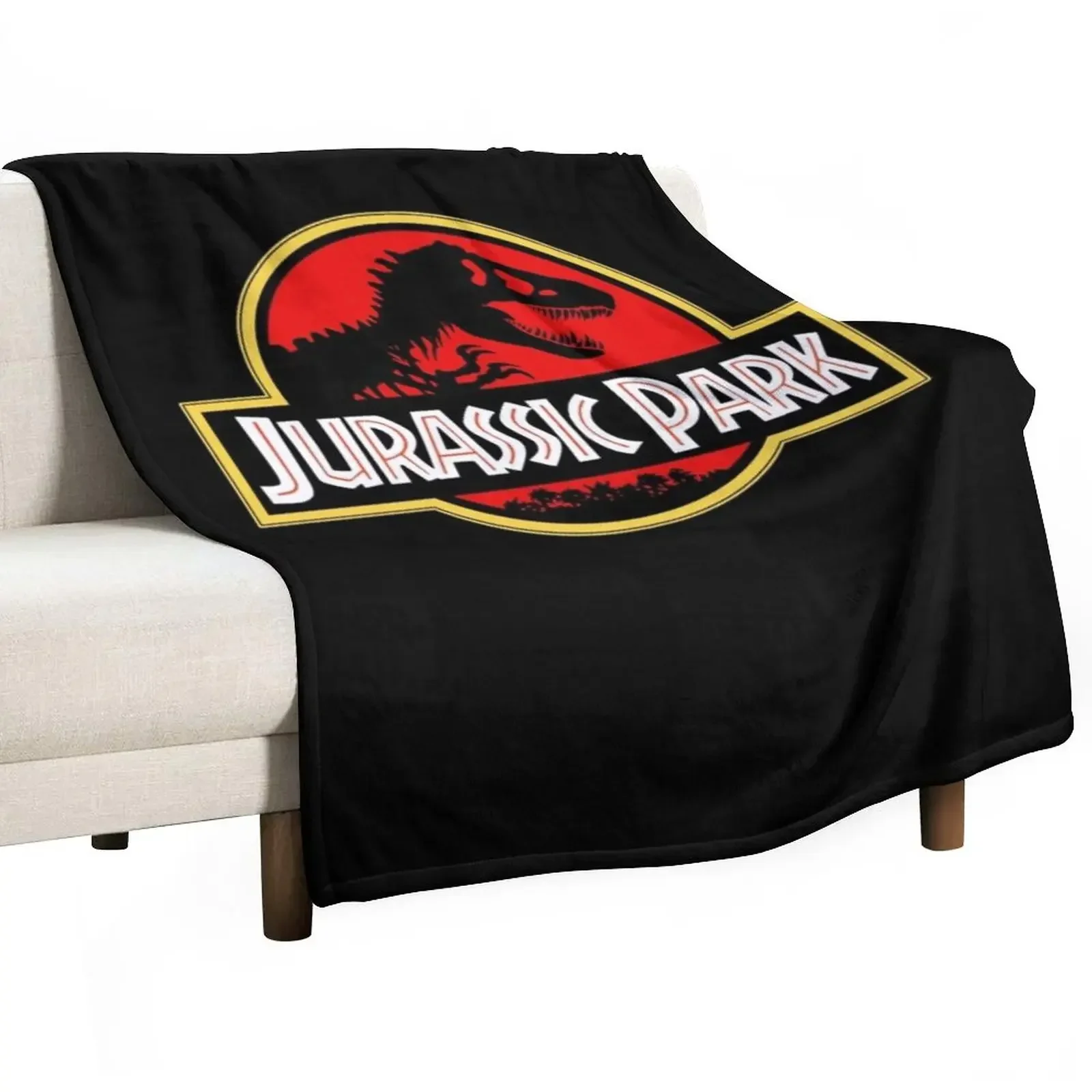 

Jurrasic Park Throw Blanket Plaid Flannel Fabric Blankets