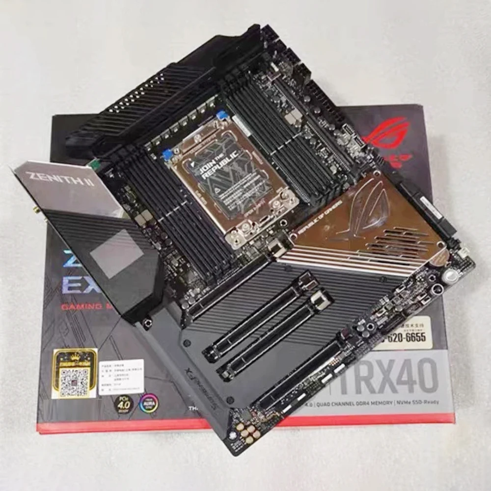 Материнская плата ROG Zenith II Extreme Alpha для ASUS TRX40 Socket sTRX4 DDR4 M.2 USB3.2