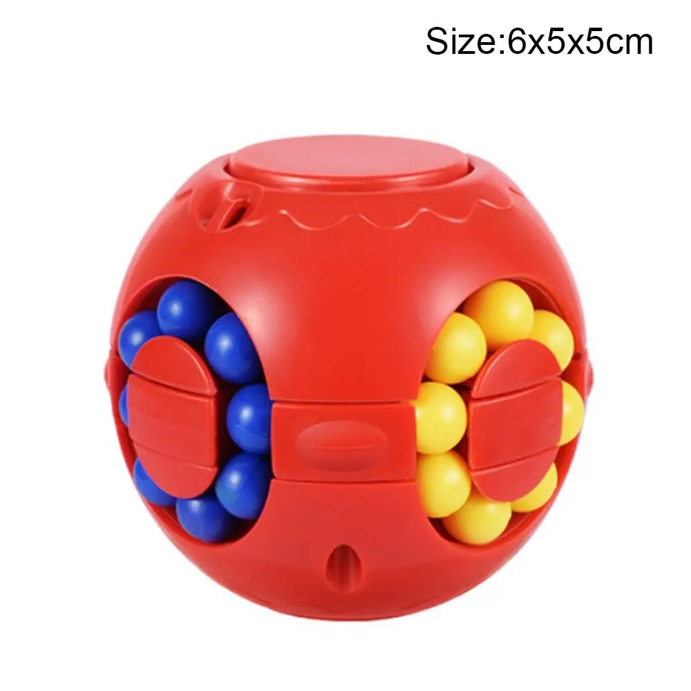 Cubo Giratório Mágico de Plástico Criativo, Spinner 3D de Dedo, Giroscópio de Dedo para Alívio do Estresse