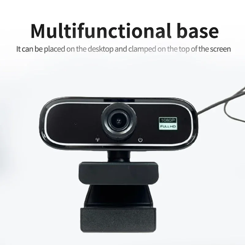 

ZLRLMHY USB 1080P 4k Video Conference with Microphone and Computer Camera Suitable for PC/laptop/desktop Computers