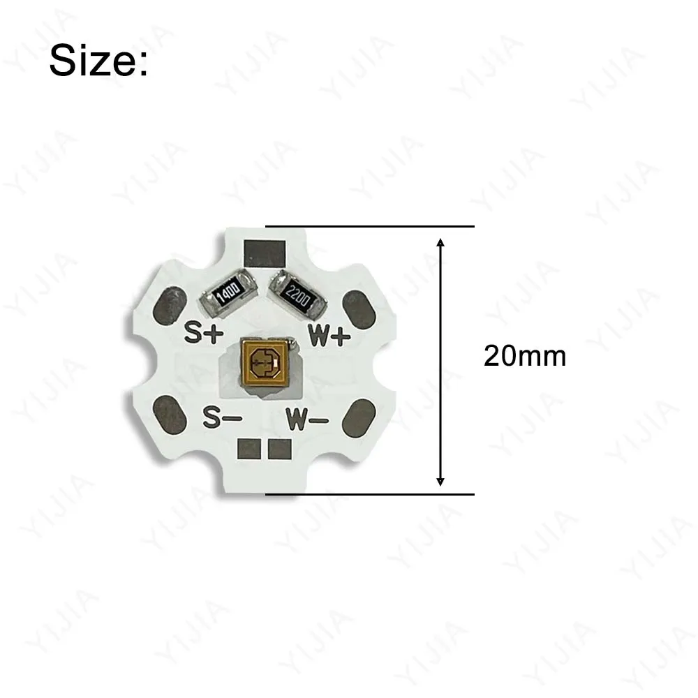 DC12V 24V Deep UV LED UVC 270nm 280nm UVA 395 410nm Chips 3535 3-5mW Ultraviolet Lamps For Water Air Virus Sterilization