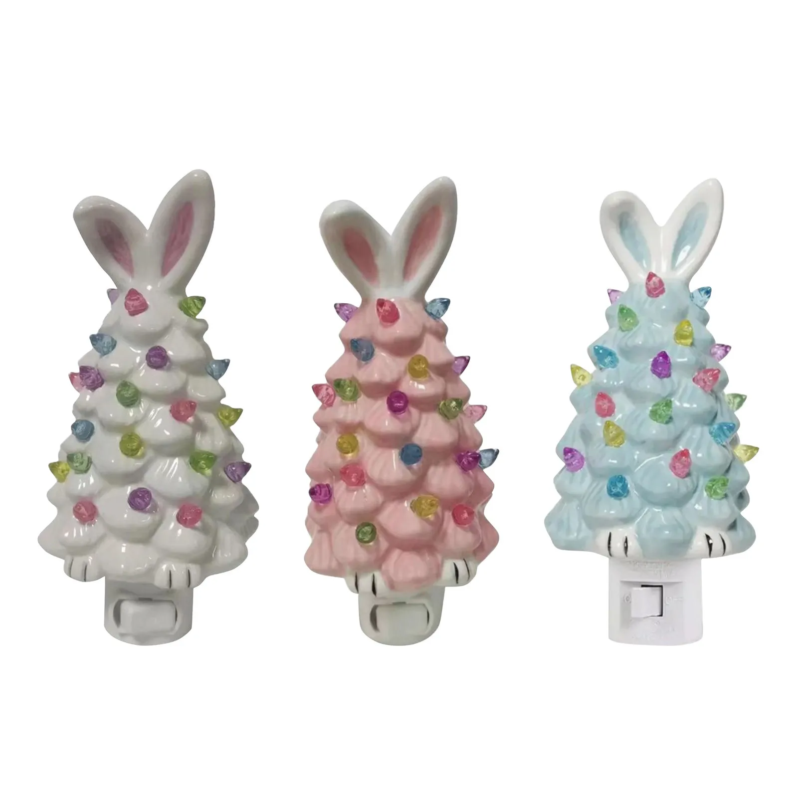 Las decoraciones de Pascua del árbol de conejito 2025 son adecuadas para decoraciones de mesa de primavera interior