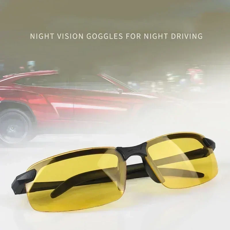 Anti-UV Night Vision Sunglasses Day Night Driving Glasses Sunglasses Men Fashion Outside Adult Eyewear Driver Driving Glasses