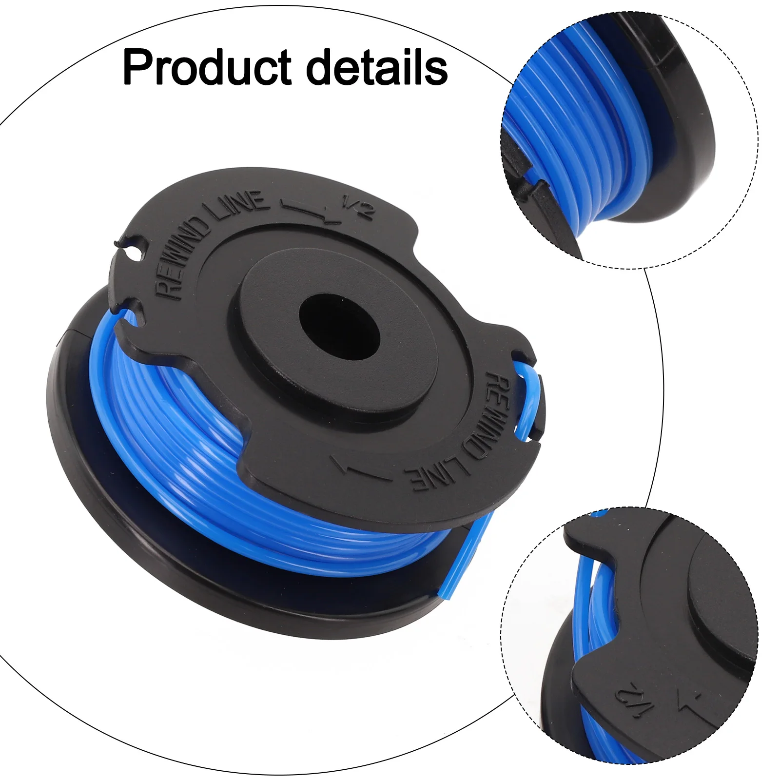 High Quality High Quality Materials 100% Brand New Gardening Supplies Lawn Mower Spool For LAWNMASTER CLGT2425S-01 2pc 6 Metres