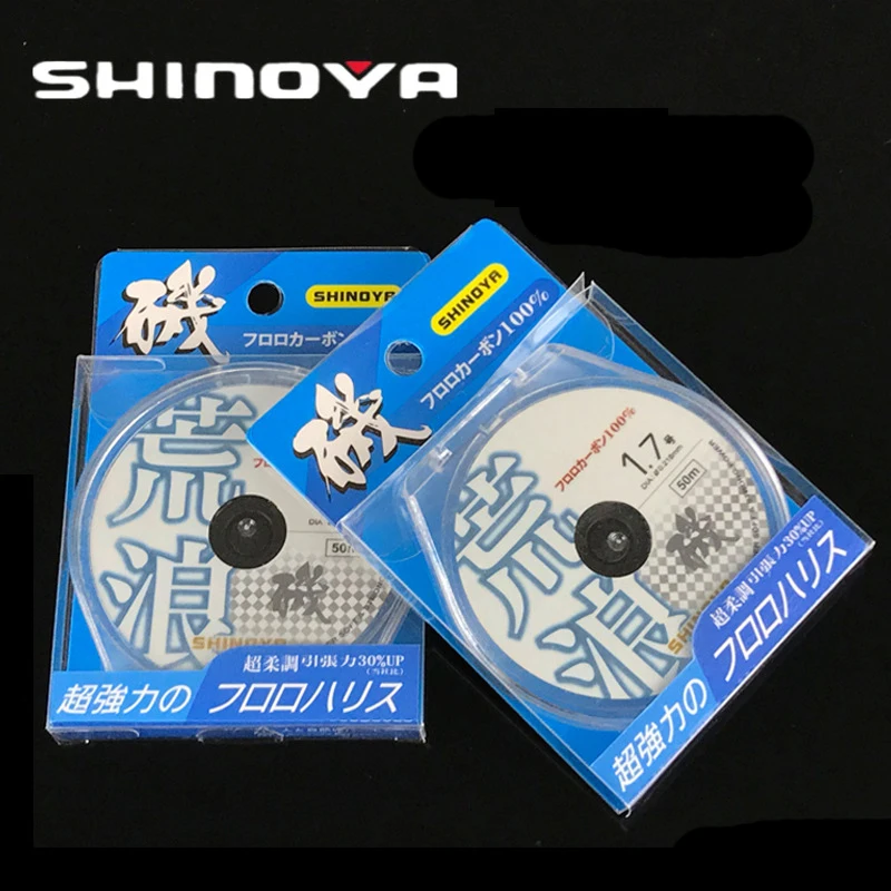 

SHINOYA High Strength Fluorocarbon Prefuse 50m High Horsepower Abrasion Resistant Road Runner Fishing Line Supplies