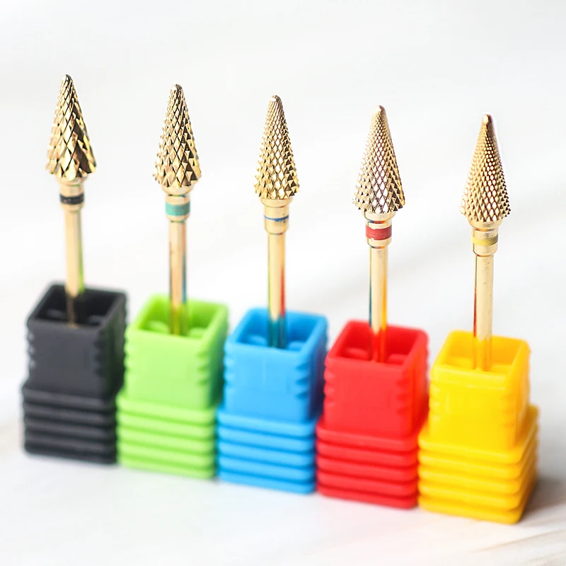 Ausverkauf! Nagelbohrer-Bits aus Hartmetall, großer Kegel, elektrischer Fräser, Gel-Poliermittel-Entferner, Schleifwerkzeuge, DIY-Zubehör und -Zubehör. – Detail 2