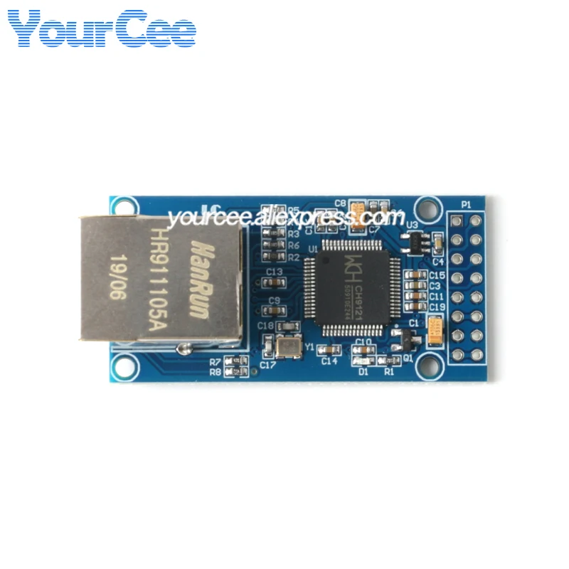 2 szt./1 szt. CH9121 Moduł konwertera szeregowego na sieć Ethernet RJ45 Mikrokontroler Klasy Przemysłowej SCM Sieciowy STM32 UART — zdjęcie 6