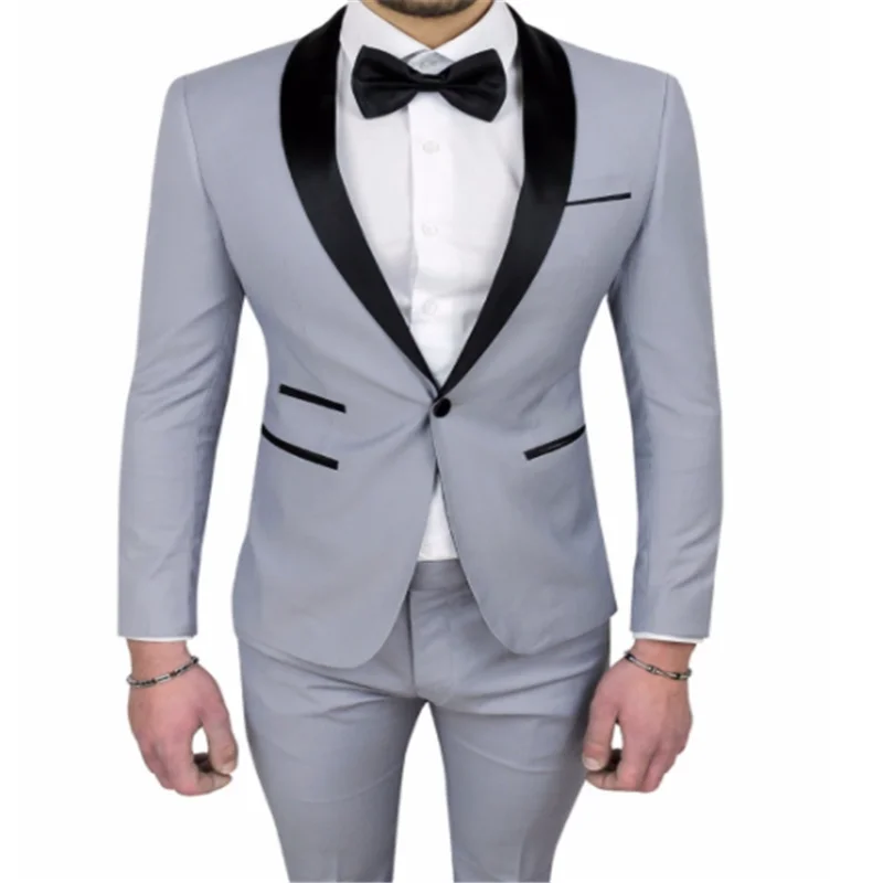 

New pattern Men's Jacket Pants Double Breasted Groom Wedding Tuxedo Party Suit For Men Tuxedo Slim Fit Suit Blazer