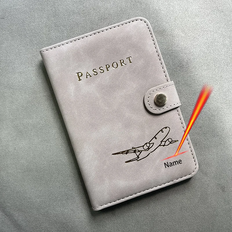 Funda de pasaporte personalizada con nombres, soporte de pasaporte de boda, regalos personalizados