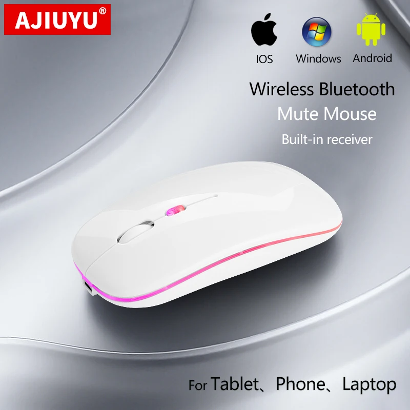 Wireless Bluetooth Mouse For iPad Pro 11 12.9 M1 M2 Air 4 5 10.9