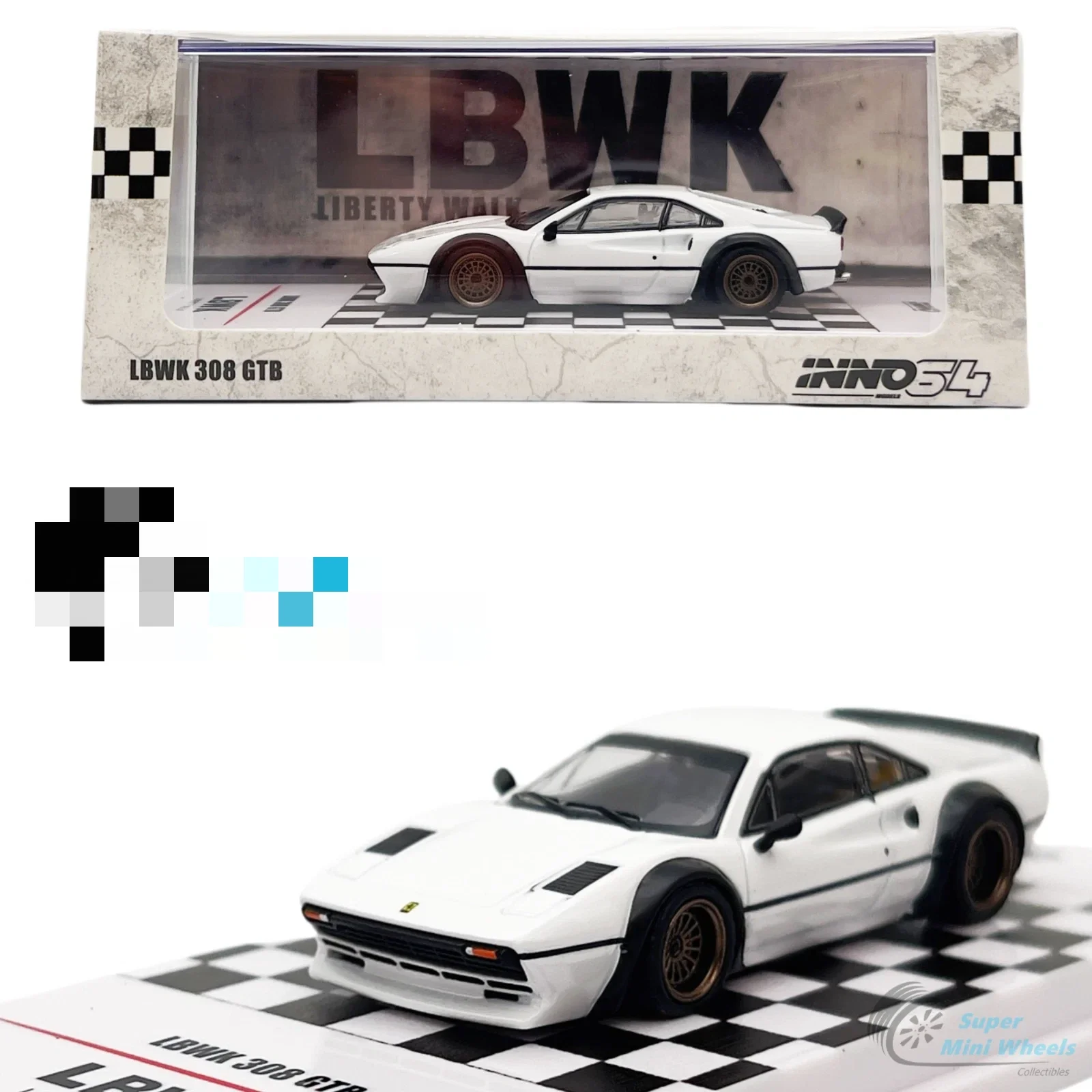 

INNO64 1:64 LBWK 308 GTB литая под давлением модель автомобиля, коллекция ограниченного выпуска, игрушки для хобби