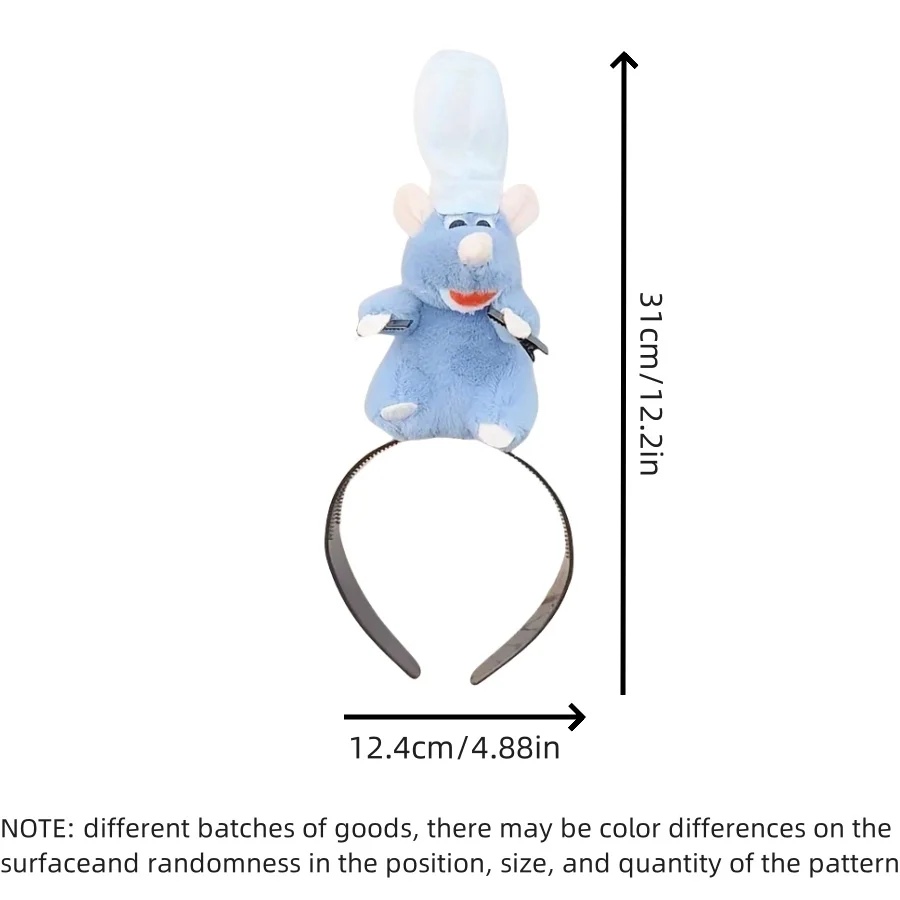 1pc Whimsical Cartoon Mouse Headband - Soft and Comfortable Women's Hair Accessory for Halloween, Christmas Costume Play