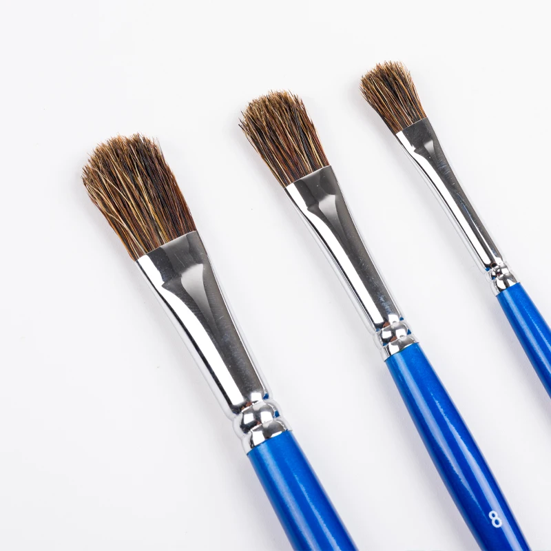 Boar Bristle Hair Tree & Texture Series Grass Brush Treesnipe Watercolor Oil Paining Tools 604FB MU HE ART