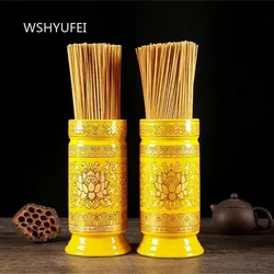Ceramics Incense Bucket Traditional Buddhism Ornaments Buddha Hall Offer Table Accessories Home Creativity Desktop Flower Vase