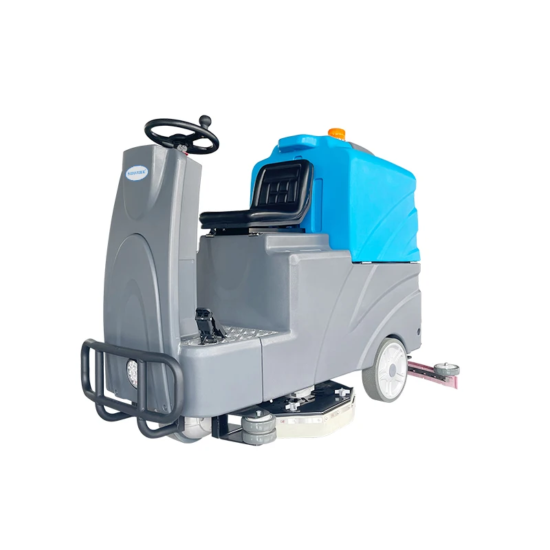 Ce Certificated Large Floor Cleaning Machine Ride On Scrubber Machine