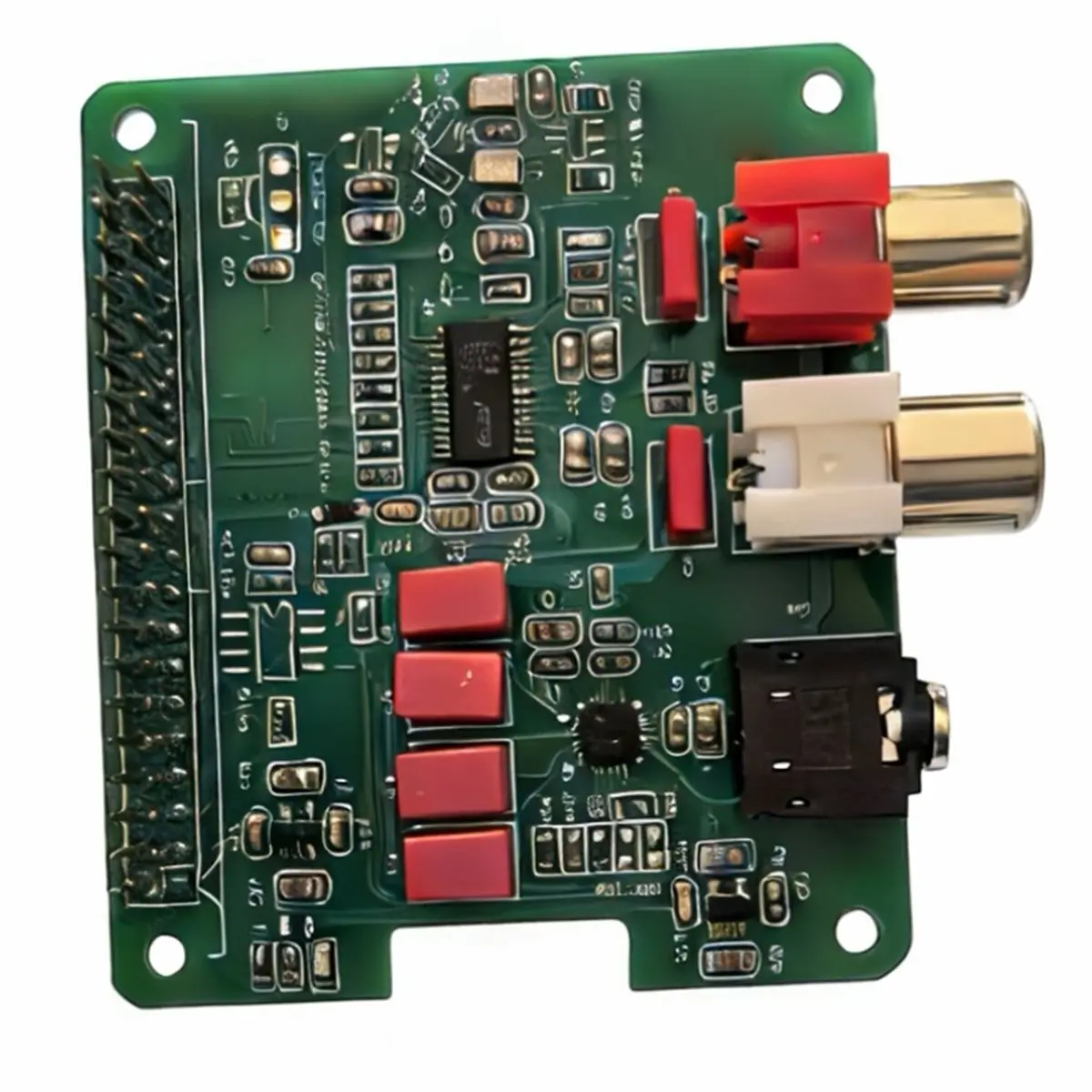 618 Mega Sale Rpi HiFi DAC Hat for Raspberry Pi for Raspberry Pi Zero, Zero W, 3B, 3B+, Pi 4 ,Pi 5 with the 40-Pin Connector