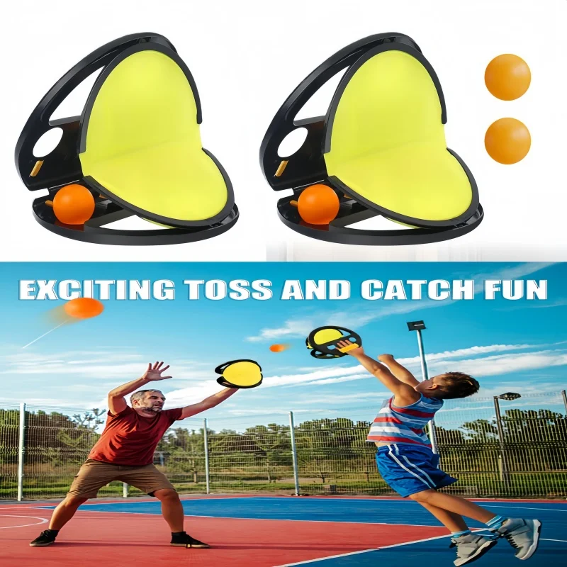 مضرب لعبة الرمي والالتقاط للبالغين والأطفال للاستمتاع باليد في ساحة الشاطئ الخارجية والأنشطة العائلية لعبة رياضية ممتعة لحمام السباحة