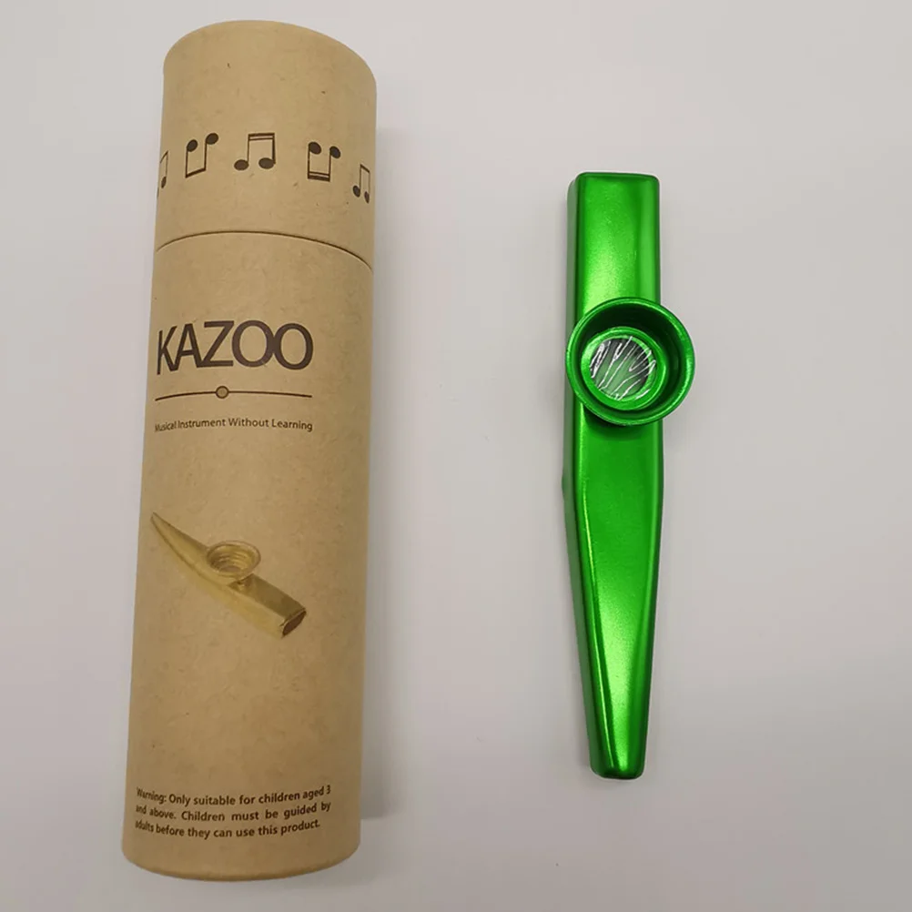 

Kazoo Set Metal Kazoos Musical Instruments for Kids Adults Party Performance Ukulele Partner Toy Lightweight Durable