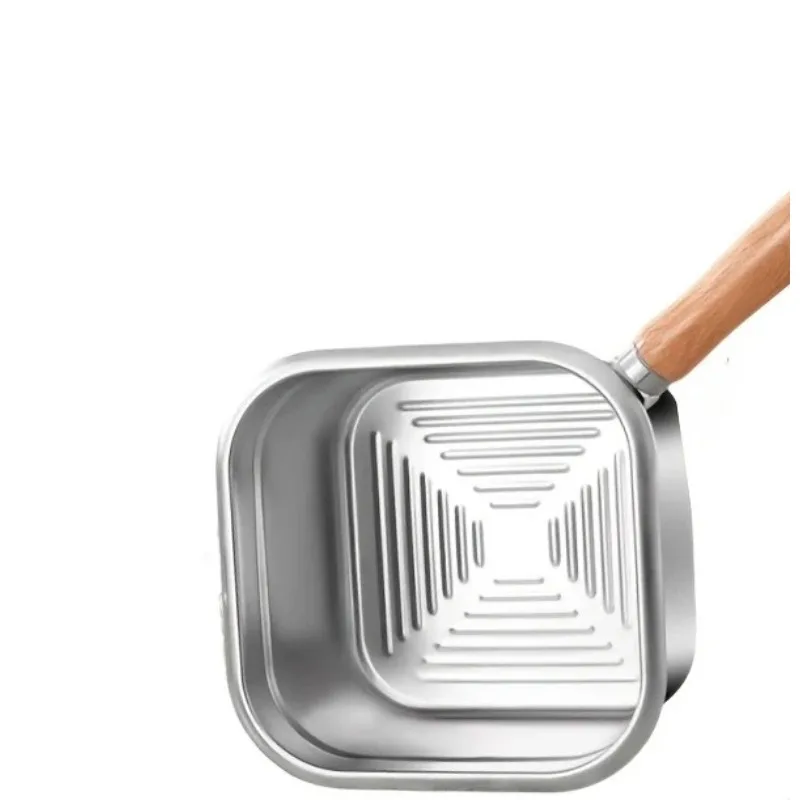 Stainless Steel Small Fryer Pot with Filter Screen, Induction & Stove Compatible for French Fries Chicken Wings