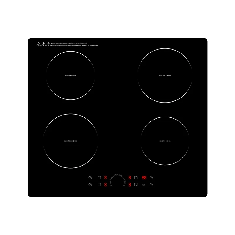 Induction cooker 4 burner stove built-in induction heat induction cooker with time setting
