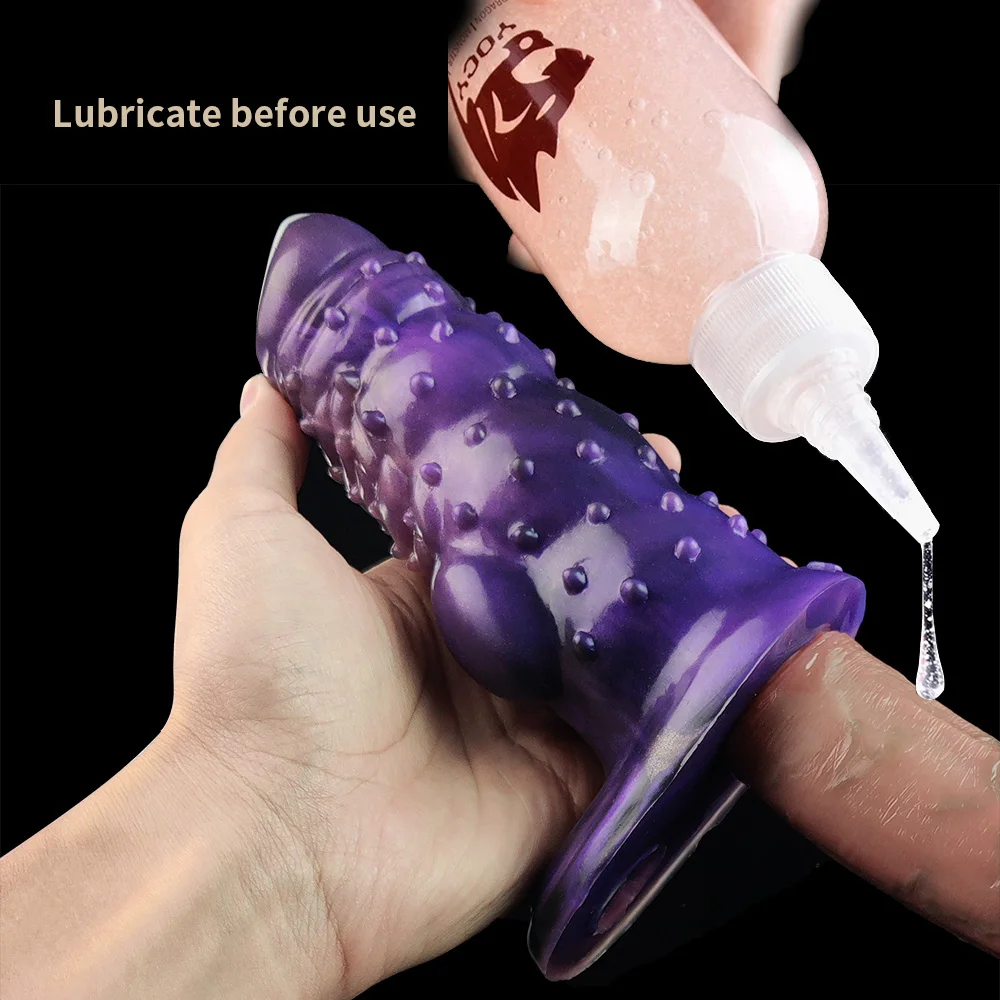 YOCY Thick Penis Cover Fantasy Dog Penis Sleeve Silicone Cock Extra Sex Toy For Adult Man Channel Penis Stimulator Masturbator