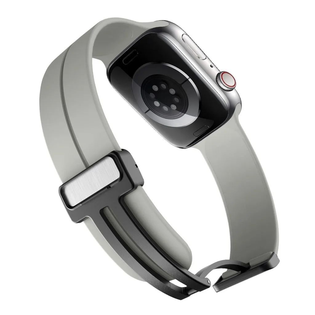 Магнитный ремешок для Apple watch ultra Band 49 мм 45 мм Силиконовый браслет iWatch Series 7 8 se 6 5 3 44 мм 45 мм 40 мм 41 мм 42 мм 38 мм