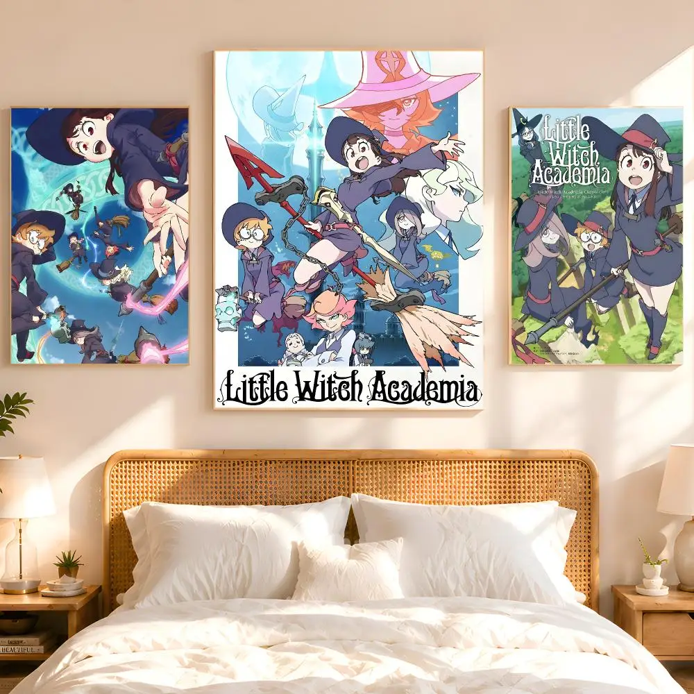 Anime L-Little Witch Academia Poster 1PC HD Matte Peel And Stick Wall Decor For Bedroom Living Room Dorm Office