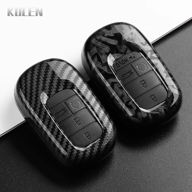 

ABS Carbon Fiber Style Car Key Case Cover For Honda Civic 11th Accord CR-V HR-V Pilot Vezel ZR-V CRV Key Protector Accessories