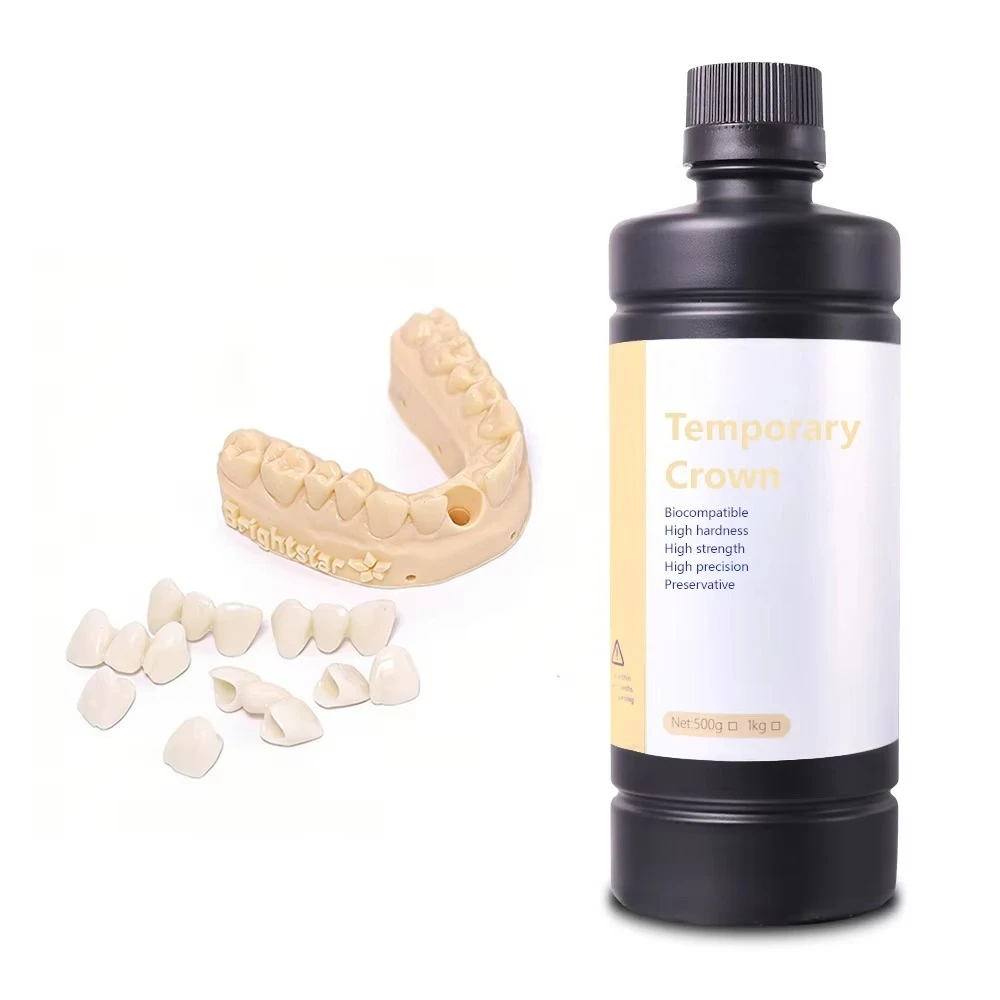 1KG 3164 Lab Ivory Liquid UV Photopolymer Resin High Precision Material for LCD DLP 3D Model Printing