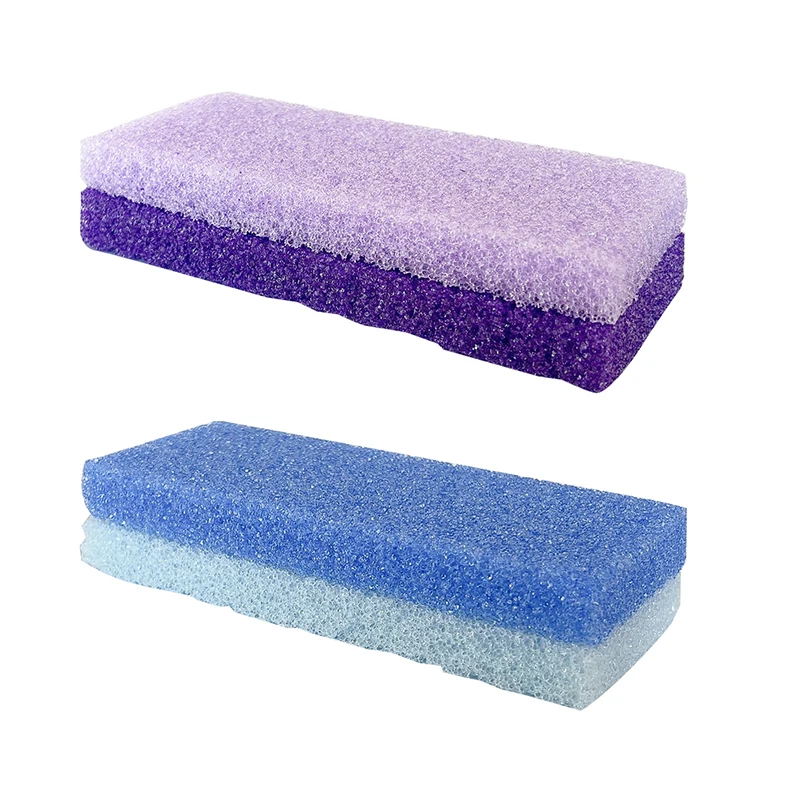 Esponja Pé Pumice Stone Block para os pés, removedor de calos, Scrub, Manicure Nail Tools