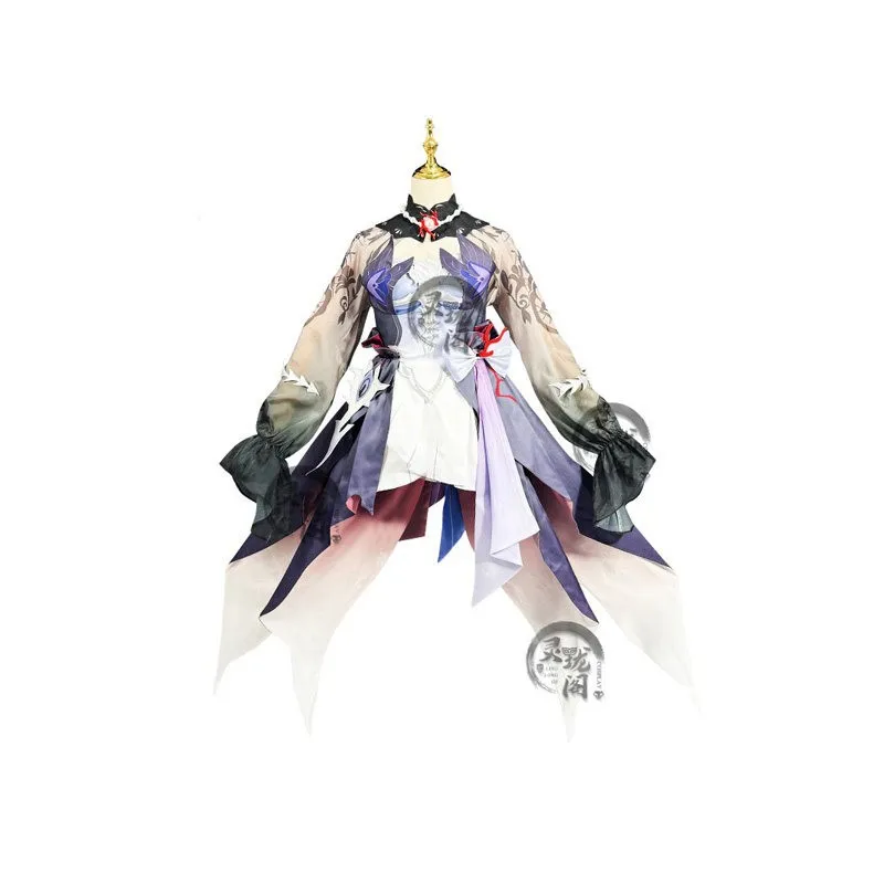 Anime Game Honkai Star Rail Hysilens Cosplay Nice Stitching Costume Wig Dress Outfit Accessories Women Halloween Role play Party - view 2