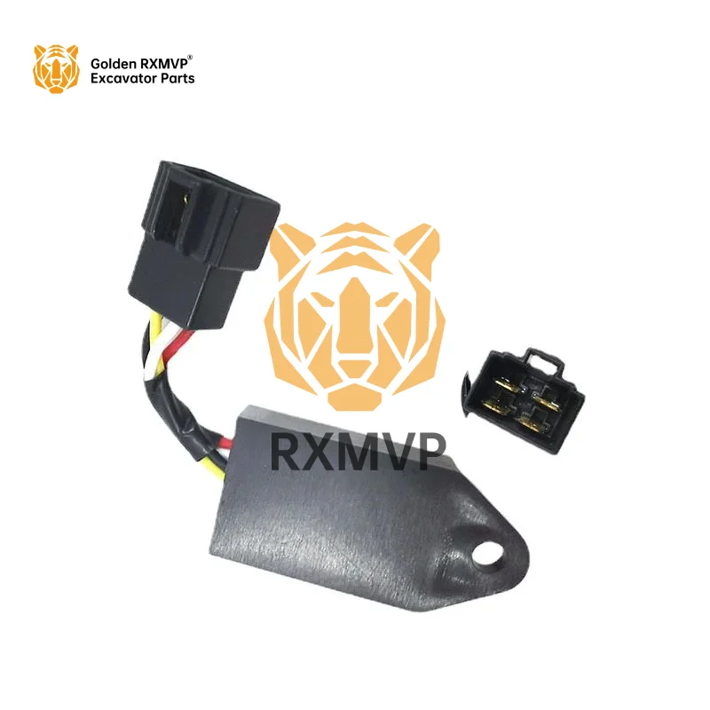 New excavator accessories preheating relay controller black plug HC0108 BH-5012B for Yanmar diesel engine