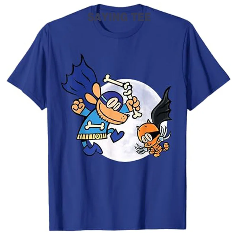 Dogman En Kat Essentieel T-Shirt Schattige Strips Grafische Outfit Jongens Mode Korte Mouw Blouses Zonen Verjaardagscadeau Zeggen Tee Tops