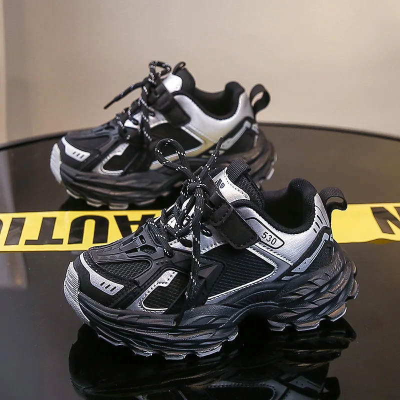 

High Quality EVA Sole Mecha Style Dad Shoes Casual Sports Sneakers For Students