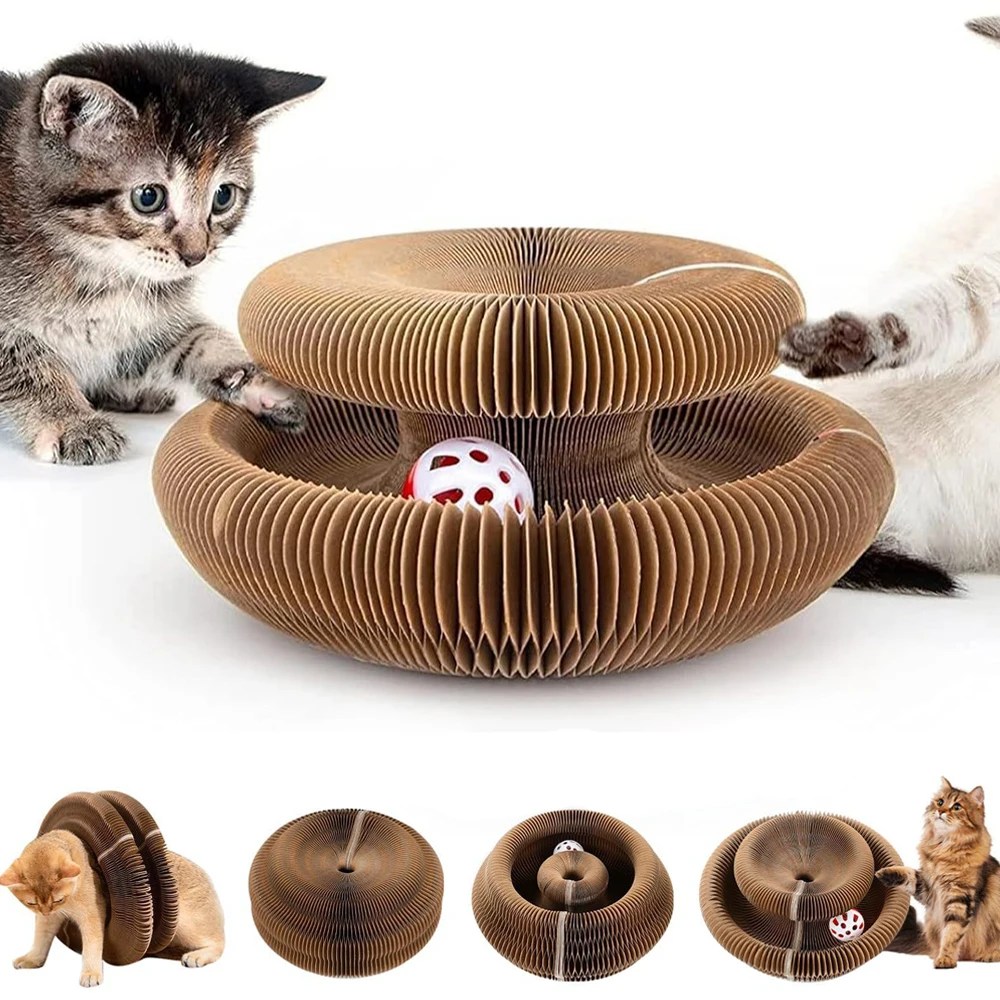 Волшебный орган, когтеточка для кошек, интерактивная когтеточка, игрушка для кошек, игрушка-аккордеон для кошек, шлифовальный коготь, когтеточка, товары для домашних животных