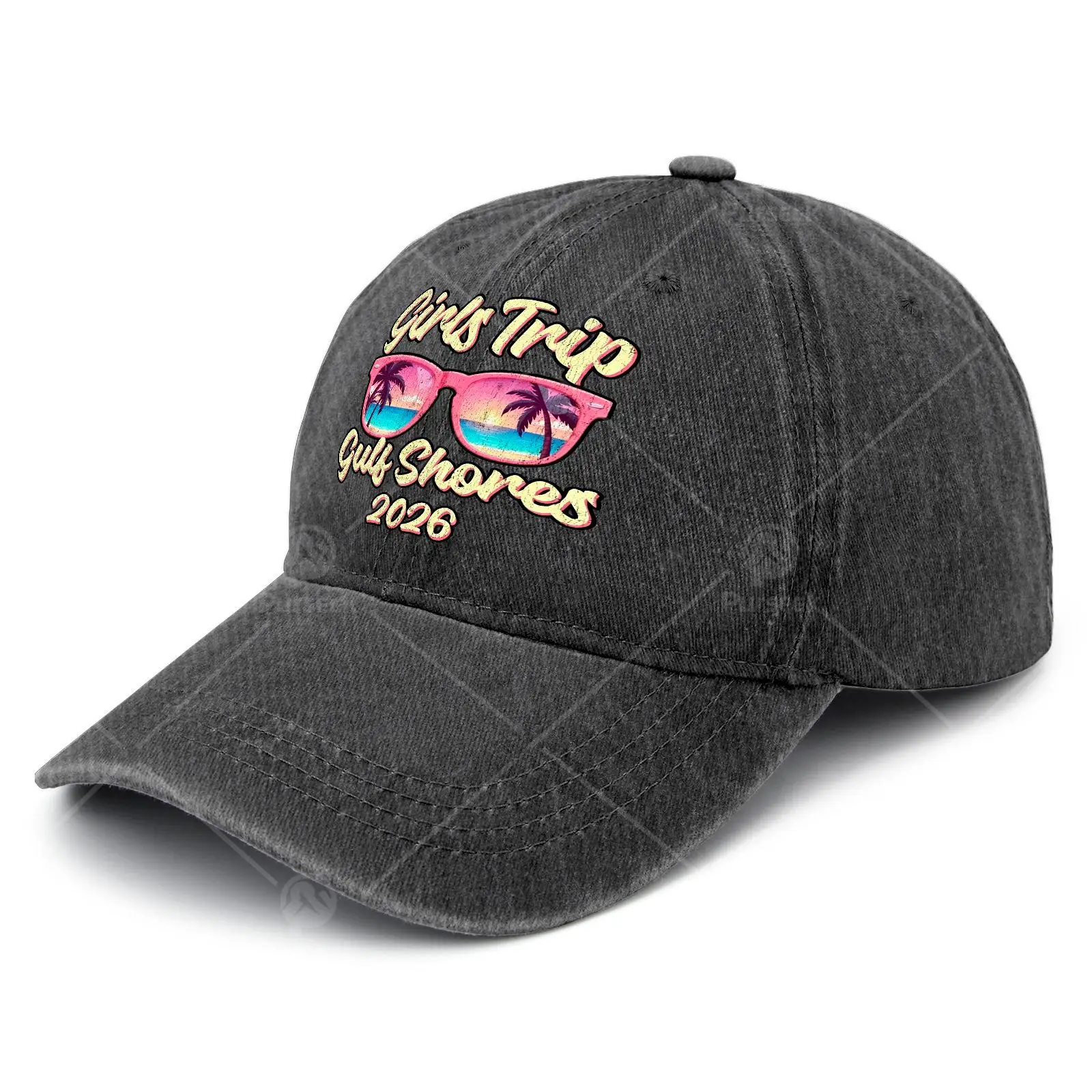 Beach Sunglasses Weekend Girls Trip 2026 Gulf Shores Baseball Hat Unisex