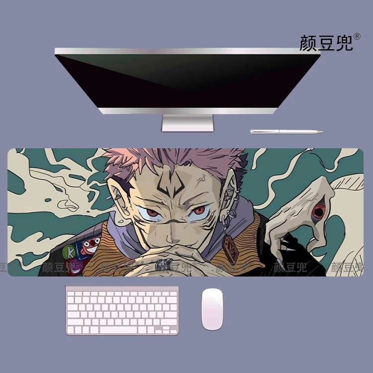 

Ryomen Sukuna Ainme Jujutsu Kaisen For Large And Small Size Mouse pad Gamer Company Keyboard Mouse Mats Carpet Computer Desk Mat